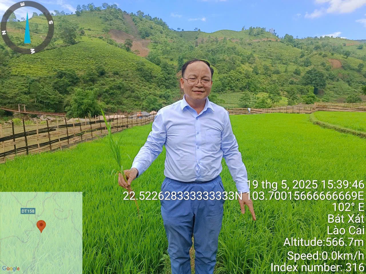 Trung tâm Khảo kiểm nghiệm phân bón Quốc gia thực hiện khảo nghiệm phân bón trên cây lúa tỉnh Lào Cai