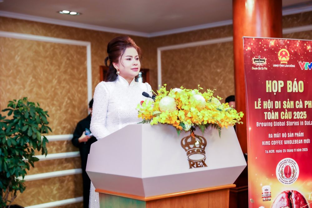 Bà Lê Hoàng Diệp Thảo: Việt Nam không chỉ có sản lượng Robusta đứng top thế giới, mà còn mang trong mình một di sản văn hóa cà phê sâu sắc, đủ sức định vị Đà Lạt như “trái tim cà phê toàn cầu”